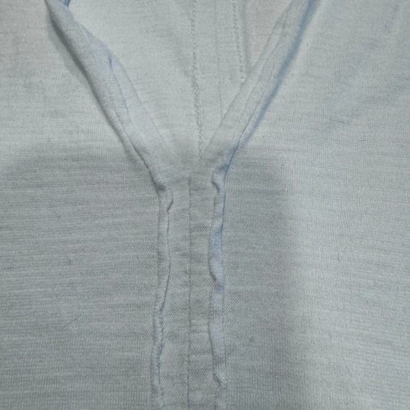NEW Pilcro Anthropologie White V-Neck Cotton  Blend Shirt Size 3X - Picture 9 of 10